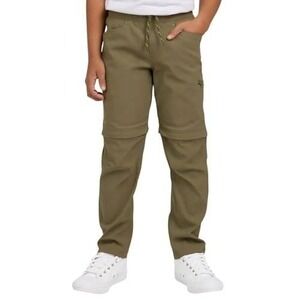 Eddie Bauer Boys' Convertible Pants Shorts UPF 50 Nylon Elastic Waist Zip Pocket